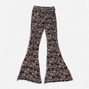 Saints and hearts black floral
